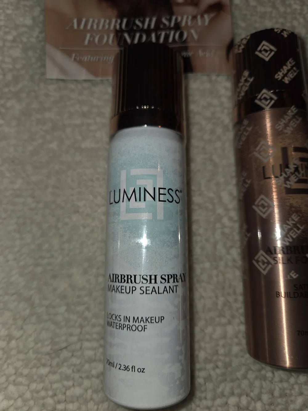 Luminess 3 piece airbrush 3 Step foundation system NIP fair 020 color